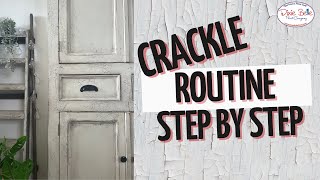 Learn How To Use Our Crackle On Your Furniture [upl. by Tegirb689]