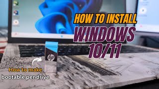 StepbyStep Guide How to Install Windows 1011 Using a Pendrive  How to make bootable pendrive [upl. by Nnyled637]