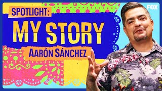 Aarón Sánchez Gets Emotional While Sharing His Story For Hispanic Heritage Month  FOXTV [upl. by Raynold]