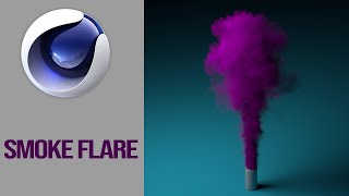 Cinema 4d  How to make Smoke Flare using Turbulence FD [upl. by Ruomyes]