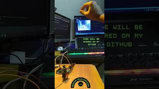 Servo Control by Hand Gesture  OpenCV  Arduino electronics arduinoproject pythonprogramming [upl. by Dinin339]