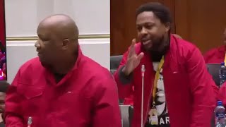 EFF Mbuyiseni Ndlozi quotThis Serial Absence Of Ministers In Parliament Is Very Badquot [upl. by Alderson416]