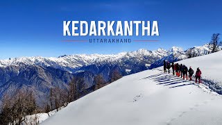 Kedarkantha Trek 2024  Best Winter Trek in Uttarakhand  Best Trek for Beginners in India [upl. by Riggs]