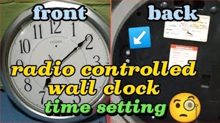 How to set the time of a radio controlled clock in tagalog with english subtitle [upl. by Melda]