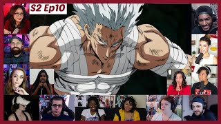 One Punch Man Season 2 Episode 12 Reaction Mashup  ワンパンマン Episode 24 END [upl. by Siwel]