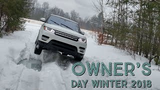 Land Rover Experience Owners Day Winter 2018 Offroading in Fresh Snow [upl. by Suirtemid]