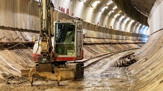 Abandoned Tunnel Boring Machine  Exploring an Unfinished Metro Tunnel [upl. by Elrebmik991]