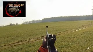 Chasse en battue  Tir sur Sangliers  Janvier 2016 [upl. by Leopold]