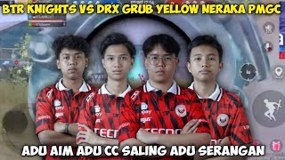 BTR KNIGHTS VS DRX MODE WOW SALING ADU CC KERAS AIM ON POINT🔥PUBG MOBILE [upl. by Merete]