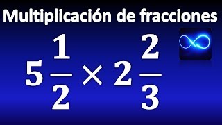 28 Multiplicación de fracciones mixtas MUY FÁCIL [upl. by Dadelos923]