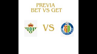 Previa del Betis vs Getafe aplazado de la jornada 3 de la Liga [upl. by Aihsram]