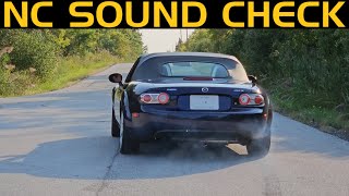 NC MX5  Full Exhaust Sound Test [upl. by Chiles]