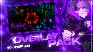 OVERLAY PACK for EDITING V2  50 Overlays [upl. by Anoiek]