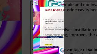 Saline Infusion Sonography SIS Explained Key to Accurate Fertility Diagnosis  FOGCE 2024Chennai [upl. by Tamar387]