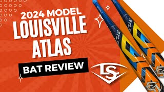 Louisville Slugger Atlas Baseball Bat Review 2024 USSSA amp BBCOR [upl. by Ahsiekel]