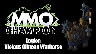 Legion  Vicious Gilnean Warhorse Mount [upl. by Naed]