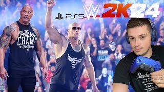 WWE 2k24 INZIO LA STORIA di THE ROCK Riusciremo a Tornare Campioni WWE wwevideogiocogameplay [upl. by Magas]