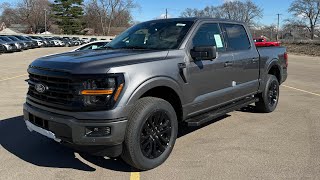 2024 Ford F150 XLT Powerboost in Carbonized Gray Full Walk Around [upl. by Thirza]