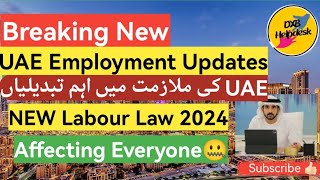 New Labour Law in UAE 2024  96000dhs Fine  Latest Rules updates for Dubai companies  DxbHelp [upl. by Lucien63]