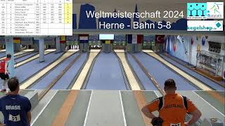 Weltmeisterschaft 2024  Herren Einzel Viertelfinale  Bahn 58  17052024 [upl. by Nole217]