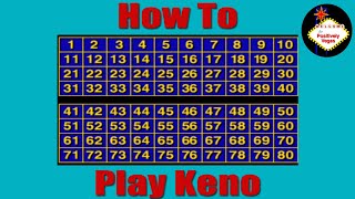 How To Play Keno [upl. by Ellekim614]