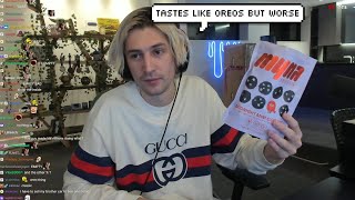 xQc Tries Pokimanes Cookie For The First Time [upl. by Odlaumor164]