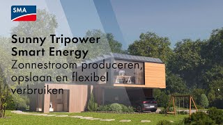 Sunny Tripower Smart Energy  Zonnestroom produceren opslaan en flexibel verbruiken [upl. by Notffilc]