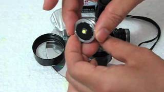 Lanterna Tática Ultrafire C8 CREE XML T6 LED 1300LM desmontagem  Parte 1 [upl. by Auoh]