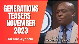 Generations Teasers November 2023  SABC1 [upl. by Rhianna]