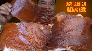 CRISPY LECHON SLAB  ASMR MUKBANG [upl. by Nets]