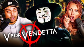 V FOR VENDETTA 2005 MOVIE REACTION  A THOUGHTPROVOKING SPECTACLE  FIRST TIME WATCHING  REVIEW [upl. by Teiluj664]