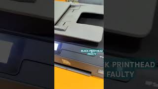 HP SMART TANK 530  Black printHead Problem  likeandsubscribe [upl. by Anirec]