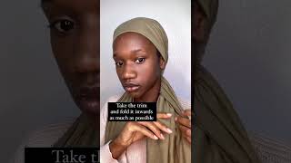 Head Wrap season is that you headwrap headwraptutorial blackhair [upl. by Mulford]