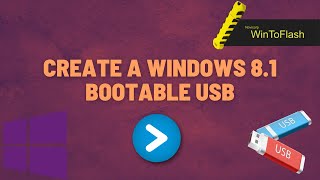 How to create a Windows 81 Bootable USB  Level 1 [upl. by Grania]