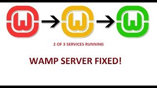 WAMP SERVER not working FIXED 100 MYSQL not working solved URDUHINDI [upl. by Flight]