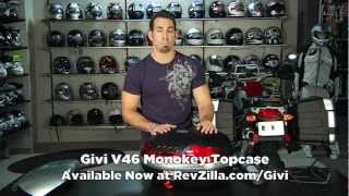 Givi V46 Monokey Topcase Review at RevZillacom [upl. by Aylward]