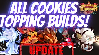 Topping Guide for All EpicLegendaryAncient Cookies Nov2021Update  Cookie Run Kingdom [upl. by Creight176]