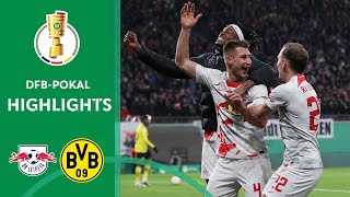 Incredibly strong Leipzig knocks BVB out  RB Leipzig vs Dortmund 20  Highlights  DFBPokal [upl. by Aihsila504]