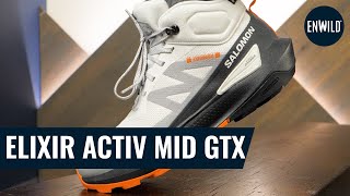 Salomon Mens Elixir Activ Mid GTX Boot Review [upl. by Hallie]