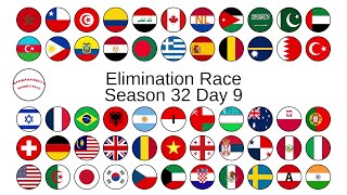 ELIMINATION LEAGUE COUNTRIES season 32 day 9 [upl. by Eusebio]