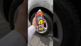 soft99 4X TIRE CLEANER 🤩shorts detailingworld [upl. by Atteynek]