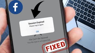 how to fix facebook session expired 2024  facebook session expired problem [upl. by Tristis]