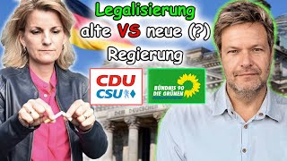 Legalisierung Deutschland  Drogenbeauftragte CDU  die Grünen  Habeck  Baerbock [upl. by Dovev]