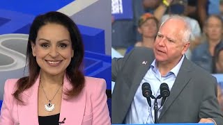 Rita Panahi reacts to Tim Walz accidentally ‘campaigning for Donald Trump’ [upl. by Eeresid]