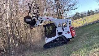 Bobcat T770 Forestry Mulching [upl. by Amling136]