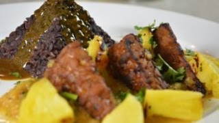 Coconut Curry Tempeh with Pineapple Chutney [upl. by Isadora]