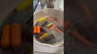 Cooking Rainbow Carrots [upl. by Naes]