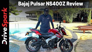 Bajaj Pulsar NS400Z Review  Performance  Features  Ride Impressions  Pearlvin Ashby [upl. by Bikales]