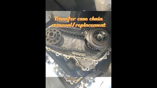 Mercedes W164 X164 W251 series ML350500 GL550 R350500 Transfer case chain removalreplacement [upl. by Adnilema928]