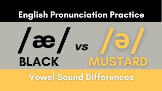 æ vs ə Minimal Pairs  American English Listening and Pronunciation Practice vowelsounds [upl. by Dan]